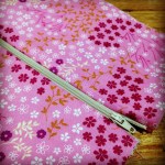 inserting the zipper