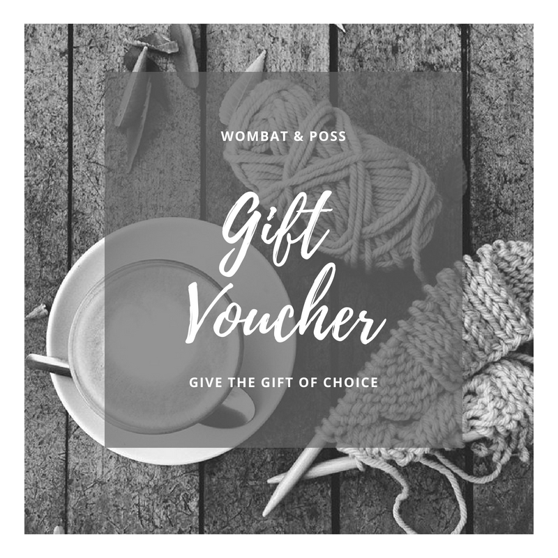 Wombat &amp; Poss gift voucher advert